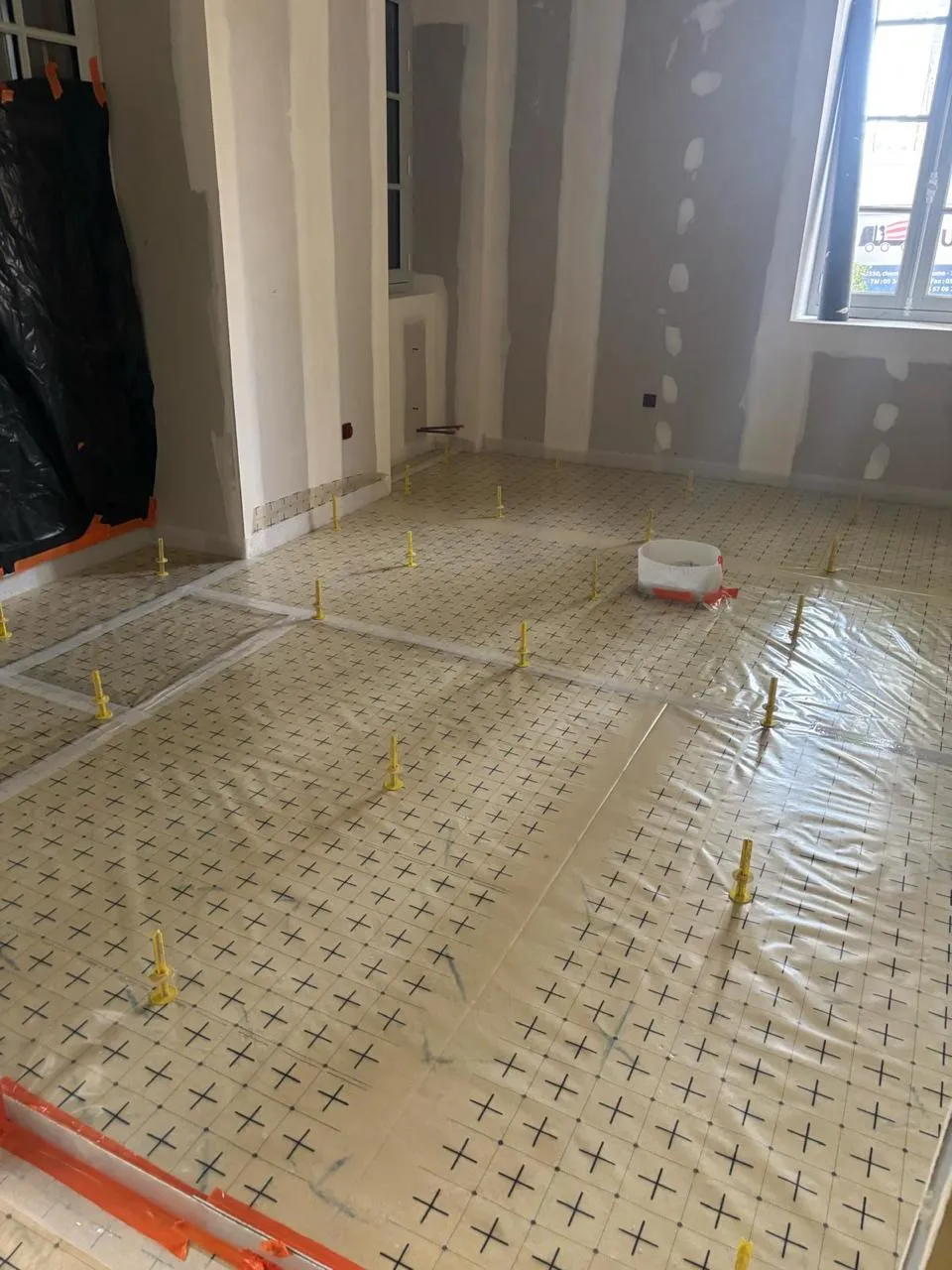 Chape liquide de finition — prête pour la pose de revêtement